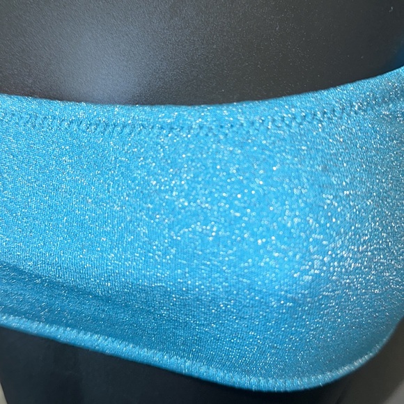 Baby blue sparkle bathing suit top - Picture 7 of 7
